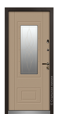 Входная дверь Сатори - вид изнутри Входная дверь Сатори (вид изнутри) - купить в Новосибирске