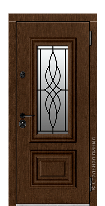 Входная дверь Леандро - вид снаружи Входная дверь Леандро (вид снаружи) - купить в Новосибирске