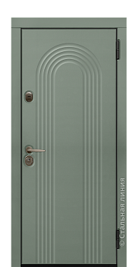 Входная дверь Рифлессо - вид снаружи Входная дверь Рифлессо (вид снаружи) - купить в Новосибирске