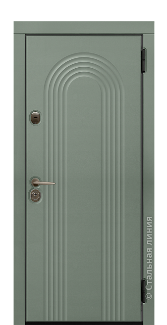 Входная дверь Рифлессо - вид снаружи Входная дверь Рифлессо (вид снаружи) - купить в Новосибирске