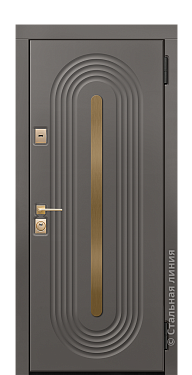 Входная дверь Эрчел - вид снаружи Входная дверь Эрчел (вид снаружи) - купить в Новосибирске