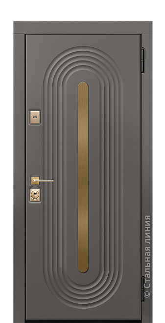 Входная дверь Эрчел - вид снаружи Входная дверь Эрчел (вид снаружи) - купить в Новосибирске