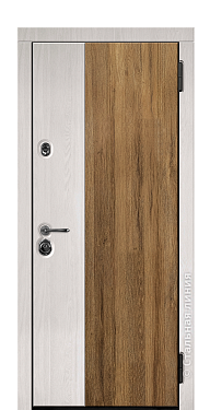 Входная дверь Борнмут (вид снаружи) - купить в Новосибирске