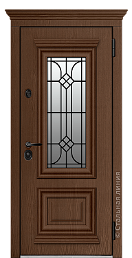 Входная дверь Монтэ - вид снаружи Входная дверь Монтэ (вид снаружи) - купить в Новосибирске