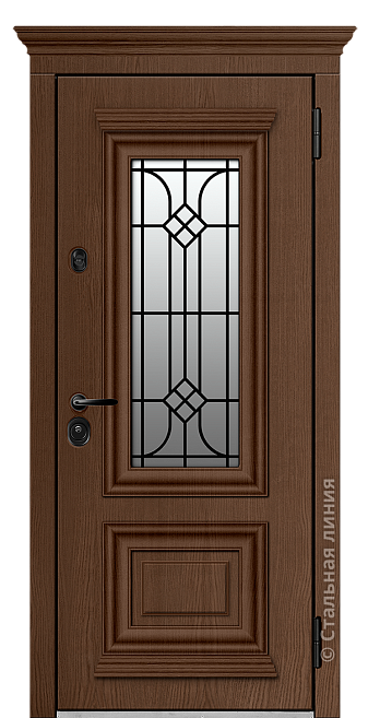 Входная дверь Монтэ - вид снаружи Входная дверь Монтэ (вид снаружи) - купить в Новосибирске