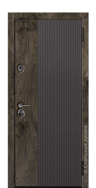 Входная дверь Кобург (вид снаружи) - купить в Новосибирске