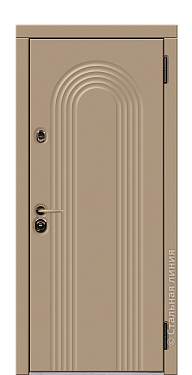 Входная дверь Рифлессо (вид снаружи) - купить в Новосибирске
