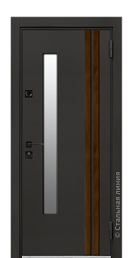 Входная дверь Альмерия (вид снаружи) - купить в Новосибирске